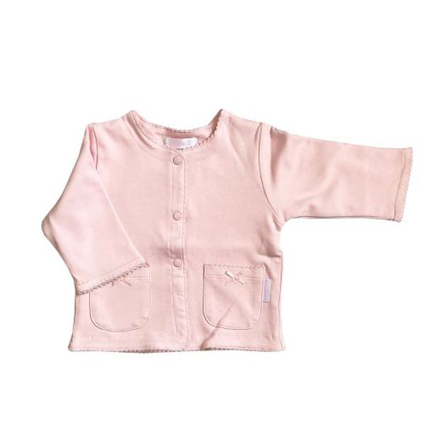 Chaqueta de algodón diseño lucian color palo rosa, WAWABABY WAWABABY - babytuto.com