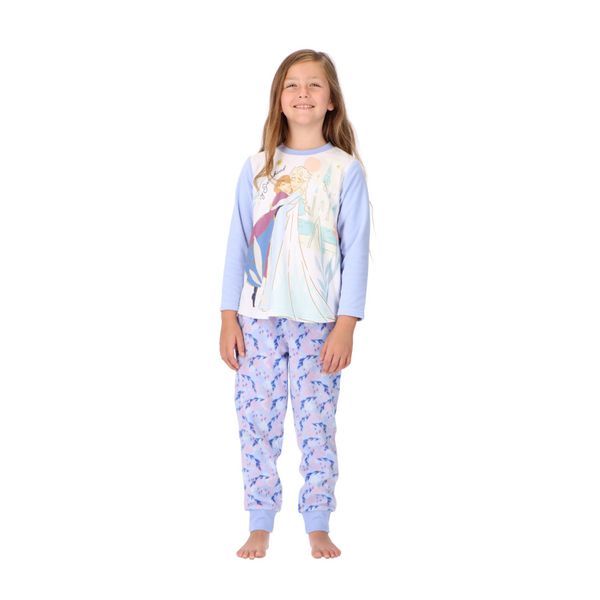 Pijama de micropolar diseño frozen color morado, Caffarena Caffarena - babytuto.com