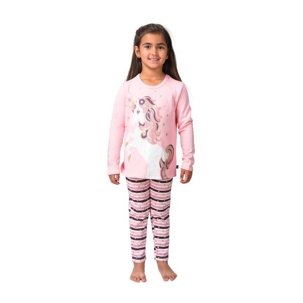 Pijama infantil de algodón color rosado, Mota Mota - babytuto.com