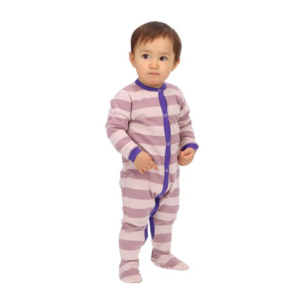 Pijama infantil de algodón color morado, Mota Mota - babytuto.com