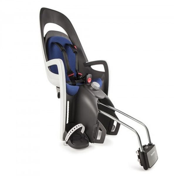 Silla infantil para bicicletas flotante flotante caress color negro y azul, Hamax Hamax - babytuto.com