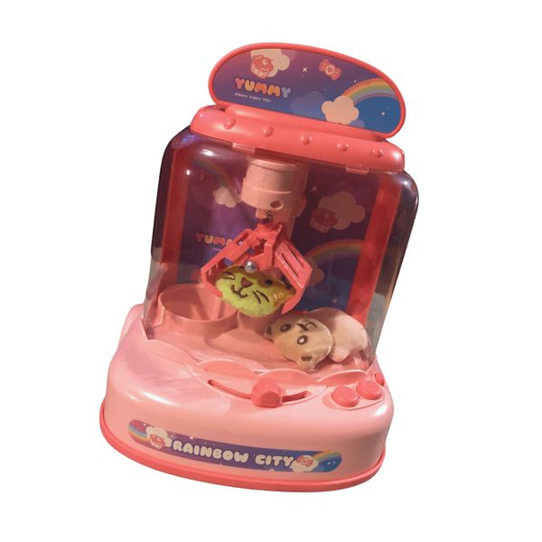 Máquina de juguete agarra peluches y sorpresas, color rosada, Kokoa World  Kokoa World - babytuto.com
