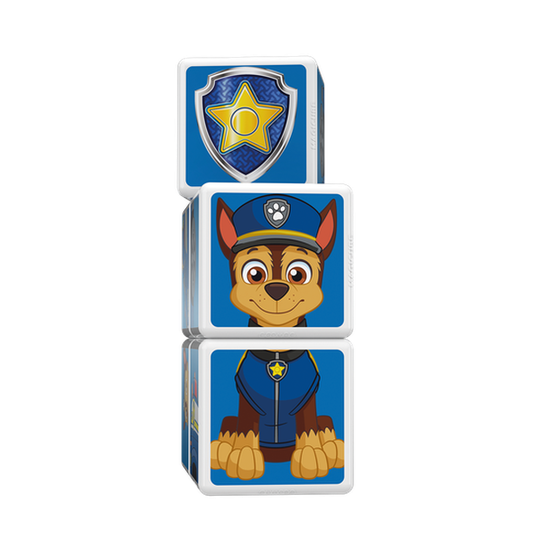 Cubos magnéticos magicube Paw Patrol auto de policía de Chase 5 piezas -  Geomag