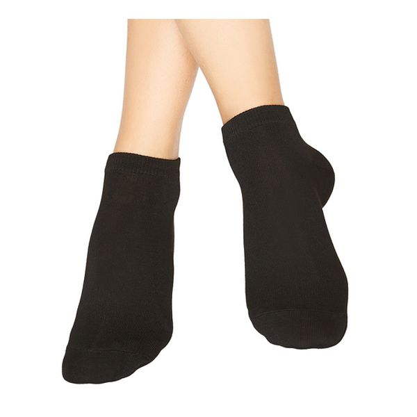 Pack de 3 calcetines escolares de bambú color negro, Caffarena Caffarena - babytuto.com
