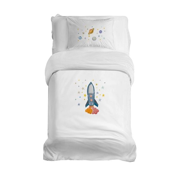 Cubreplumón para cama de transición diseño espacial ,Tuyo Print Tuyo Print - babytuto.com