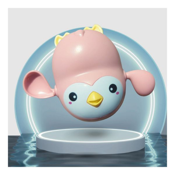 Juguete para el baño pingüino, color rosado, Kokoa World Kokoa World - babytuto.com