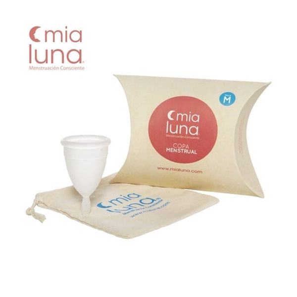 Copa menstrual talla M blanco, Mialuna Mialuna - babytuto.com