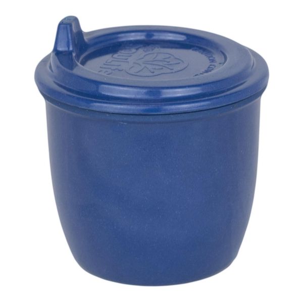 Vaso biodegradable con boquilla 296 ml azul, EcoSouLife EcoSouLife - babytuto.com
