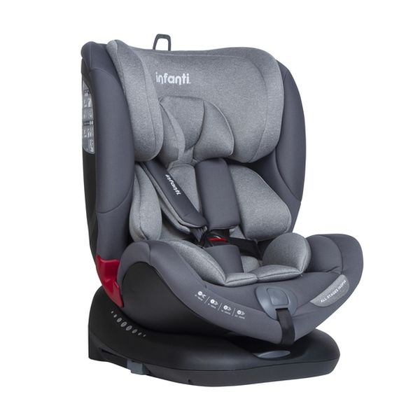Silla Convertible All Stages Isofix S, Gris, Infanti INFANTI - babytuto.com