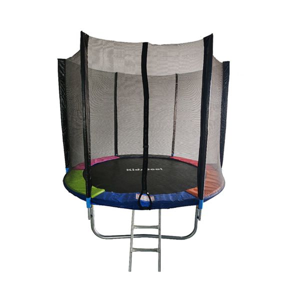 Cama elástica con escalera rainbow 3.05 mts, Kidscool   Kidscool - babytuto.com