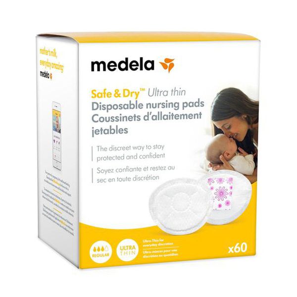 Absorbentes de lactancia desechables, 60 uds, Medela Medela - babytuto.com