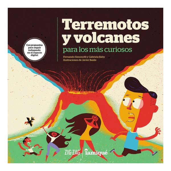 Libro infantil Terremotos y volcanes para los mas curiosos Zig-Zag - babytuto.com
