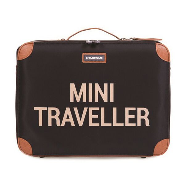 Maleta mini traveller, color negro, Childhome Childhome - babytuto.com