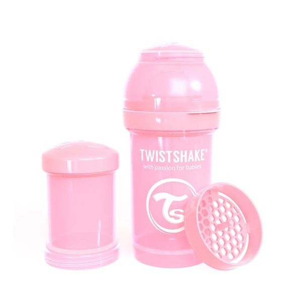Twistshake biberón anti-colico rosa 4m+ 330ml - Farmacia en Casa Online