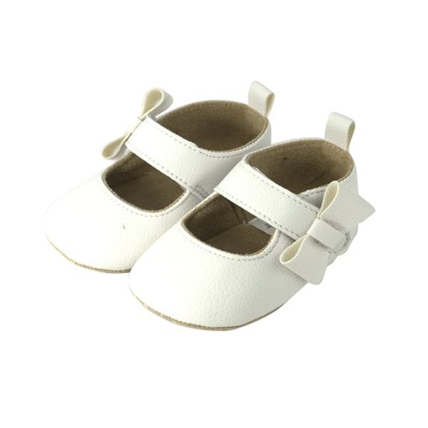 Zapatos white bow, Pumucki Pumucki - babytuto.com