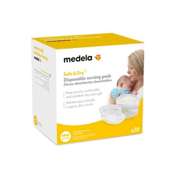 Discos absorbentes desechables para lactancia, 30 uds,  Medela  Medela - babytuto.com