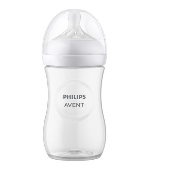 Mamadera de plástico natural response, 260 ml, Philips AVENT   Philips AVENT - babytuto.com