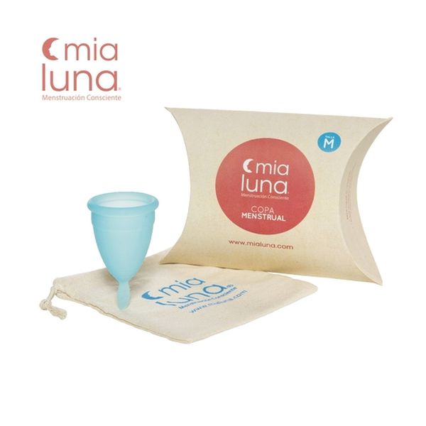 Copa menstrual talla M azul, Mialuna Mialuna - babytuto.com