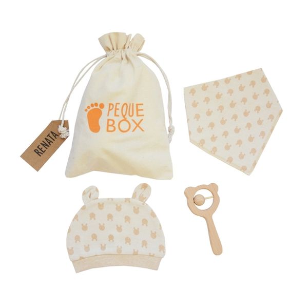 Pack de regalo para recién nacido bandana ositos, Pequebox PequeBox - babytuto.com