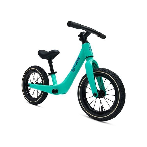 Bicicleta infantil de equilibrio mag, aro 12, color verde aqua, Roda Roda - babytuto.com