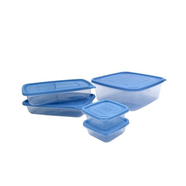 Set de 11 contenedores de plástico color azul, San Bernardo San Bernardo - babytuto.com