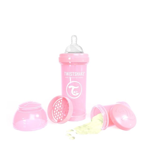 Comprar Twistshake biberon anti-colico rosa 330ml