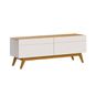 Rack tv stand classic color blanco y caramelo, Bedesign Bedesign  - babytuto.com