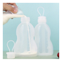 Pack de 3 botellas de silicona reutilizables, color blancas, Spazio Bambini  Spazio Bambini - babytuto.com