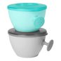 Easy-grab bowl, color verde y gris, Skip Hop  Skip Hop - babytuto.com