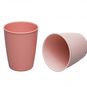 Pack 2 vasos green de materias primas renovables, color rosa, Nip NIP - babytuto.com