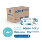 Pack 12 toallitas húmedas de 120 unidades, Aqua Baby  Aqua Baby - babytuto.com