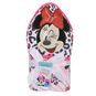 Toalla con capucha diseño Minnie Mouse animal print fucsia, Bambino  Bambino - babytuto.com