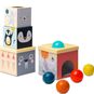 Cubos de apilamiento con bolitas texturizadas, Taf Toys Taf Toys - babytuto.com