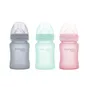 Mamadera de vidrio healthy, 150 ml, color rosado,  Everyday Baby  Everyday Baby  - babytuto.com