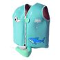 Chaleco flotador infantil, diseño tiburón, color celeste, Green Dolphin Green Dolphin - babytuto.com