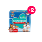 Pack 2 pañales desechables grandecitos, talla XXG, 18 uds c/u, Pampers  Pampers - babytuto.com