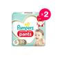 Pack 2 pañales desechables tipo pants, talla G, 30 uds c/u, Pampers Pampers - babytuto.com