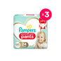 Pack 3 pañales desechables tipo pants, talla XXG, 24 uds c/u, Pampers  Pampers - babytuto.com