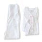 Pijama 2 piezas algodón pima cris, color blanco y rosado, WAWABABY WAWABABY - babytuto.com