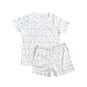 Pijama corto diseño dino, color blanco, WAWABABY WAWABABY - babytuto.com