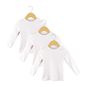 Set de 3 camisetas lisas color blanco, Pumucki Pumucki - babytuto.com
