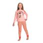 Pijama de algodón diseño Minnie color rosado, Caffarena Caffarena - babytuto.com