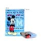Manta Luxe Mickey celeste Disney - babytuto.com
