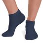 Pack 3 calcetines escolares de bambú color azul, Caffarena Caffarena - babytuto.com