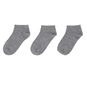 Pack 3 calcetines escolares de bambú color gris, Caffarena Caffarena - babytuto.com