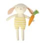 Muñeco tejido pequeño diseño conejo con zanahoria, Meri Meri Meri Meri - babytuto.com