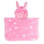 Poncho para bebes diseño coneja color rosado, Baby Mink  Baby Mink - babytuto.com