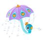 Paraguas Pavo Real, Purpura, Yookidoo Yookidoo - babytuto.com