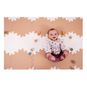 Alfombra de juegos para bebé en forma hexagonal goma eva beige, Bric Bric - babytuto.com