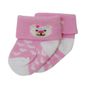 Set de 3 pares de calcetines para bebé fucsia corazones, Pumucki Pumucki - babytuto.com